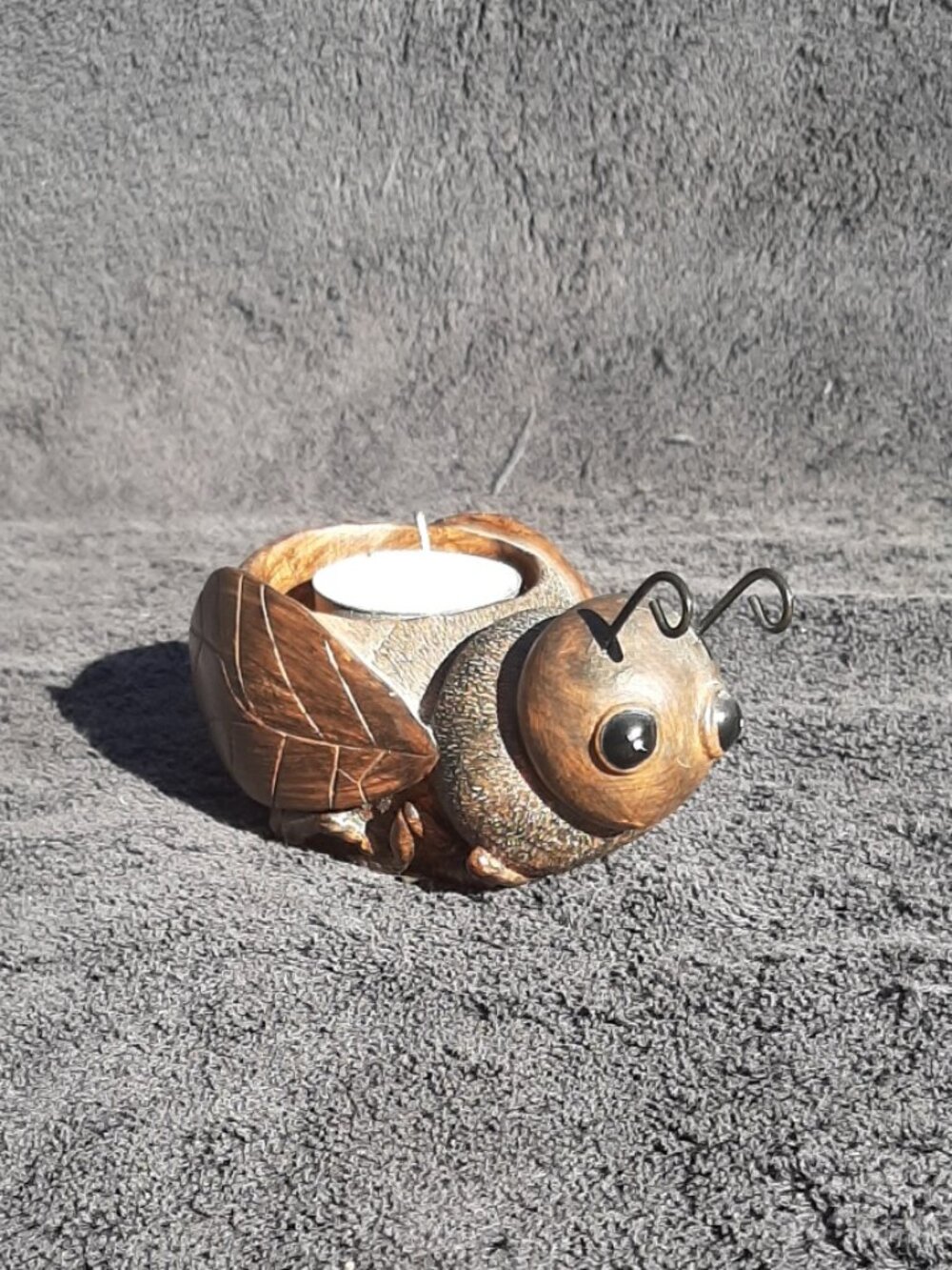 Bumble Bee  Votive/Tea light Candle Holder  5"x 2.5" Resin